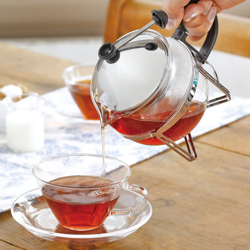 Hario Chan-4Sv Silver 4-Person Teapot-Kiichin - The #1 Place for Japanese Goods in Your Hand!