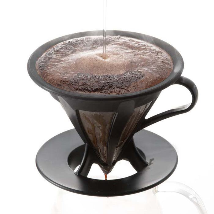 Hario CFOD-02B Coffee Dripper for 1-4 Cups Black-Kiichin - The #1 Place for Japanese Goods in Your Hand!