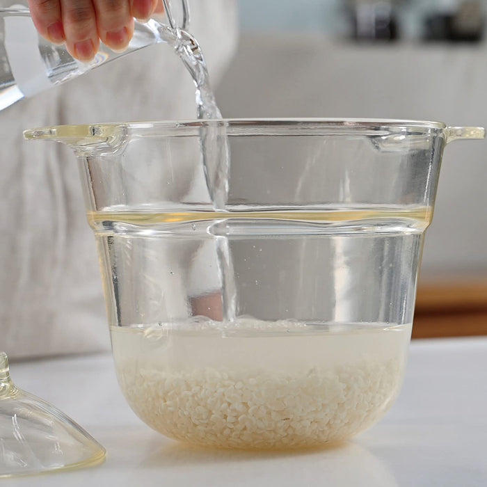 Hario XRCP-1 Heat-Resistant Microwave Cooker for 1 Person 10 Mins-Kiichin - The #1 Place for Japanese Goods in Your Hand!