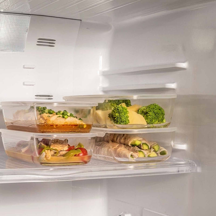 Hario Japan Clear Glass Storage Container - 1400ml Square Design-Kiichin - The #1 Place for Japanese Goods in Your Hand!