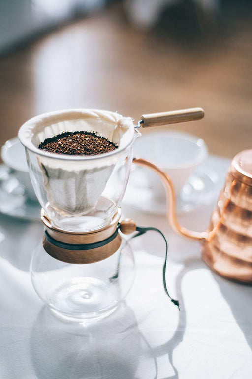 Hario DPW-3 Nell Drip Pot Wood Neck 3-4 Cups-Kiichin - The #1 Place for Japanese Goods in Your Hand!