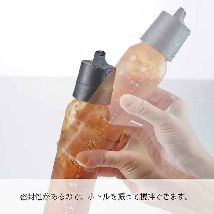 Hario 240Ml Black Dressing Bottle - One Touch Design-Kiichin - The #1 Place for Japanese Goods in Your Hand!