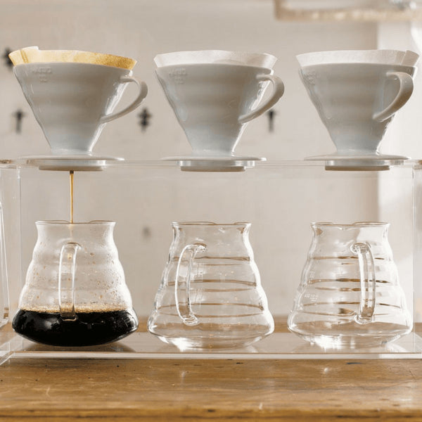 Hario V60 Arita Porcelain Handcrafted Pour Over Coffee Dripper (1-2 Cups) + Scoop-Kiichin - The #1 Place for Japanese Goods in Your Hand!