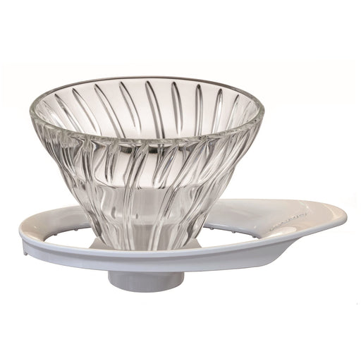 Hario V60 Glass Dripper 01 White Japan VDGR-01-W 1-2 Cups-Kiichin - The #1 Place for Japanese Goods in Your Hand!