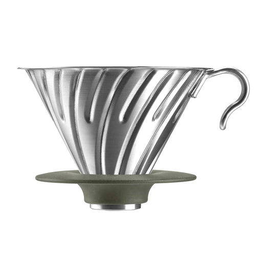Hario V60 O-Vdm-02-Hsv Metal Dripper 1-4 Cups Silver Japan-Kiichin - The #1 Place for Japanese Goods in Your Hand!