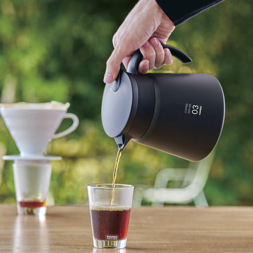 Hario V60 Stainless Steel Server 800 Japan Vhs-80B Black-Kiichin - The #1 Place for Japanese Goods in Your Hand!