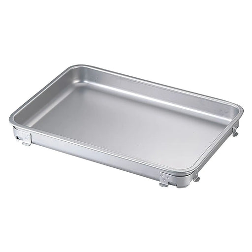 Ikeda Anodized Aluminum Tray for Gyoza & Perishables - 480x340x45mm-Kiichin - The #1 Place for Japanese Goods in Your Hand!