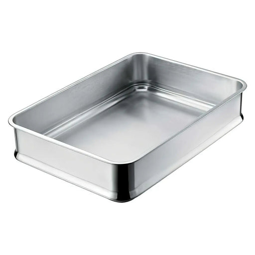Ikeda Eco-Clean Stainless Steel Stackable Tray - 350x265x83mm-Kiichin - The #1 Place for Japanese Goods in Your Hand!