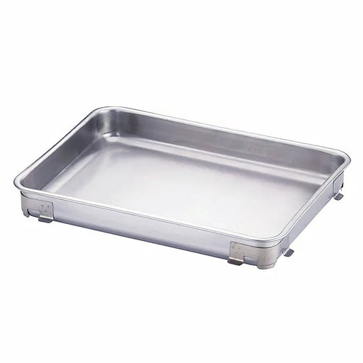 Ikeda Eco-Clean Stainless Steel Stackable Tray - 480x340x45mm-Kiichin - The #1 Place for Japanese Goods in Your Hand!