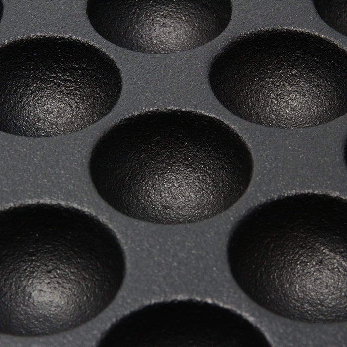 Ikenaga Japan 16-Ball Takoyaki Pan - Induction Cast-Iron-Kiichin - The #1 Place for Japanese Goods in Your Hand!