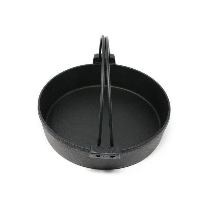 Ikenaga 22cm Induction Cast-Iron Sukiyaki Pan with Dual Handles-Kiichin - The #1 Place for Japanese Goods in Your Hand!
