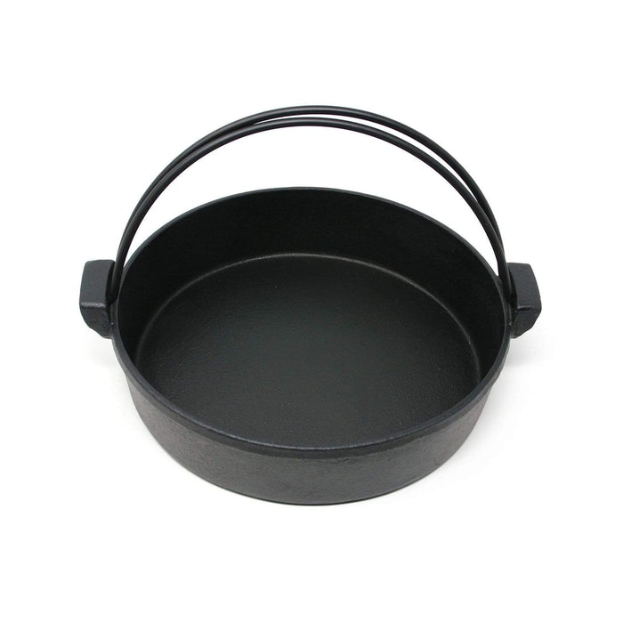 Ikenaga 22cm Induction Cast-Iron Sukiyaki Pan with Dual Handles-Kiichin - The #1 Place for Japanese Goods in Your Hand!