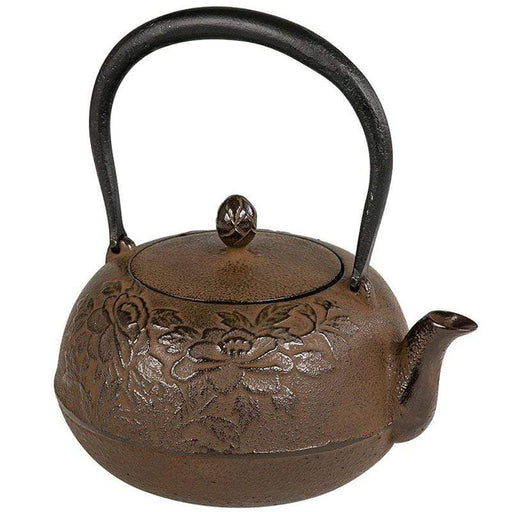 Ikenaga Nambu Tetsubin Zuikou Brown - Authentic Japanese Cast Iron Teapot-Kiichin - The #1 Place for Japanese Goods in Your Hand!