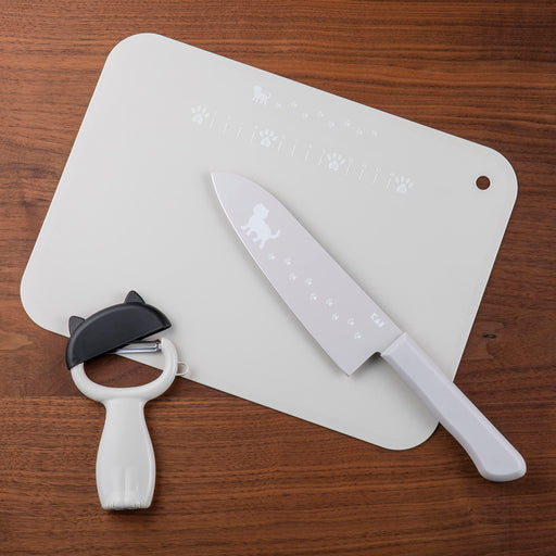 Kai Santoku Knife 165mm AB5805 Warm Gray-Kiichin - The #1 Place for Japanese Goods in Your Hand!