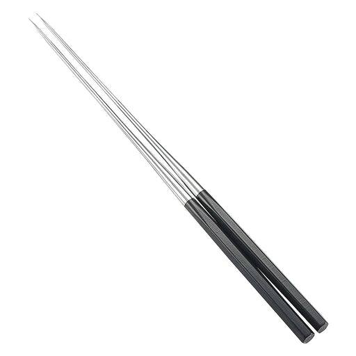 Premium 24cm Kanaguchi Stainless Steel Hexagonal Serving Chopsticks-Kiichin - The #1 Place for Japanese Goods in Your Hand!