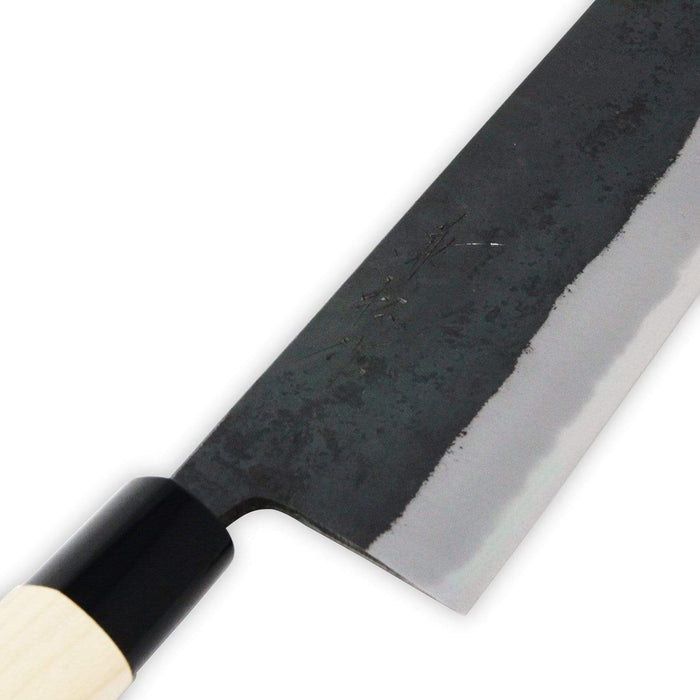 Kanematsu Nihonko Kasumitogi Shirogami Nakiri Knife 165mm - Premium Carbon Steel Blade-Kiichin - The #1 Place for Japanese Goods in Your Hand!