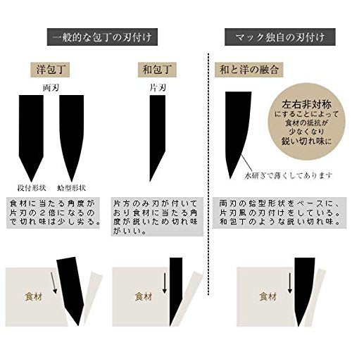 Mac Paring Knife 13Cm Silver-Kiichin - The #1 Place for Japanese Goods in Your Hand!