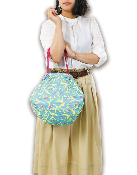 Marna Shupatto Eco Bag S411Ku Compact Floral Bag - Japanese Foldable-Kiichin - The #1 Place for Japanese Goods in Your Hand!