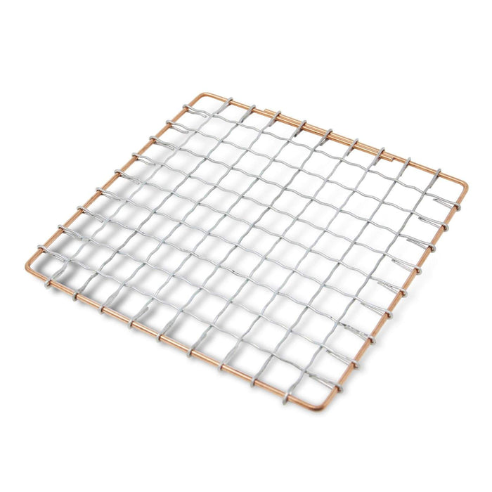 Marujyu Stainless Steel BBQ Grill Mesh for Hida Konro No.5 - 12.5cm-Kiichin - The #1 Place for Japanese Goods in Your Hand!