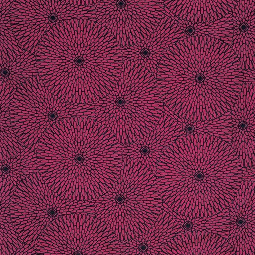 Musubi Furoshiki 100 Isa Pattern Chrysanthemum Purple 100Cm - Water Repellent Polyester-Kiichin - The #1 Place for Japanese Goods in Your Hand!