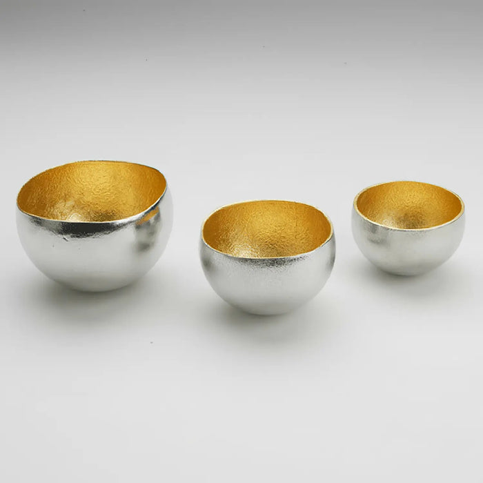 Handcrafted Gold Swing Cold Sake Cup - 40ml by Nousaku-Kiichin - The #1 Place for Japanese Goods in Your Hand!