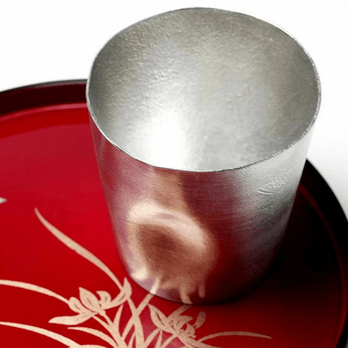 Nousaku Hand-Crafted Tinware Najimi Fit Tumbler 350ml - Exquisite Craftsmanship for a Perfect Fit-Kiichin - The #1 Place for Japanese Goods in Your Hand!