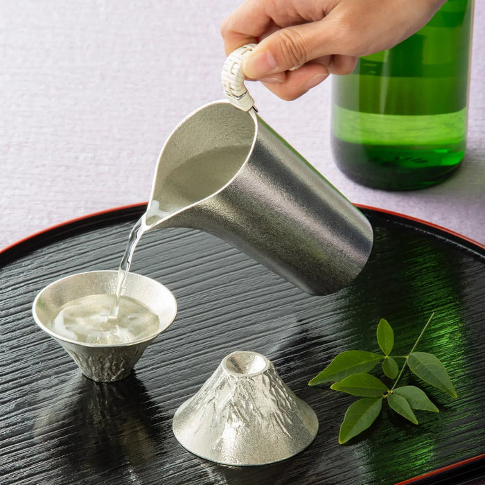 Nousaku Tinware Chirori Sake Warmer - Enhance Your Sake Experience!-Kiichin - The #1 Place for Japanese Goods in Your Hand!