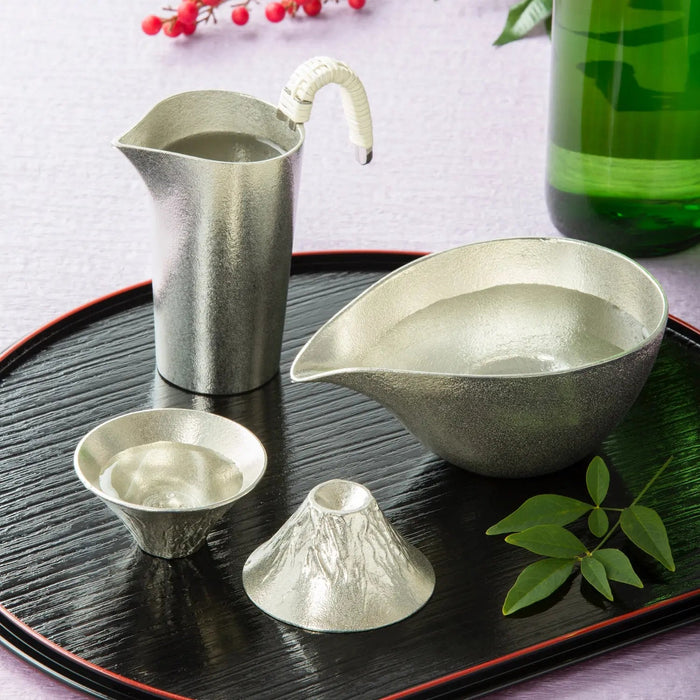 Nousaku Tinware Chirori Sake Warmer - Enhance Your Sake Experience!-Kiichin - The #1 Place for Japanese Goods in Your Hand!
