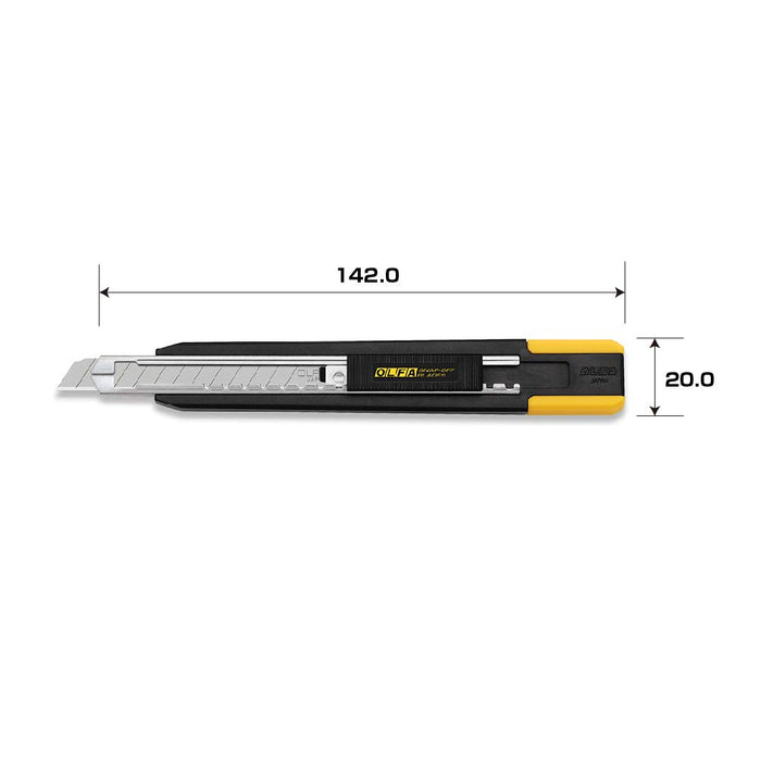 Olfa Mz-S Auto-Lock Small Cutter 191B-Kiichin - The #1 Place for Japanese Goods in Your Hand!