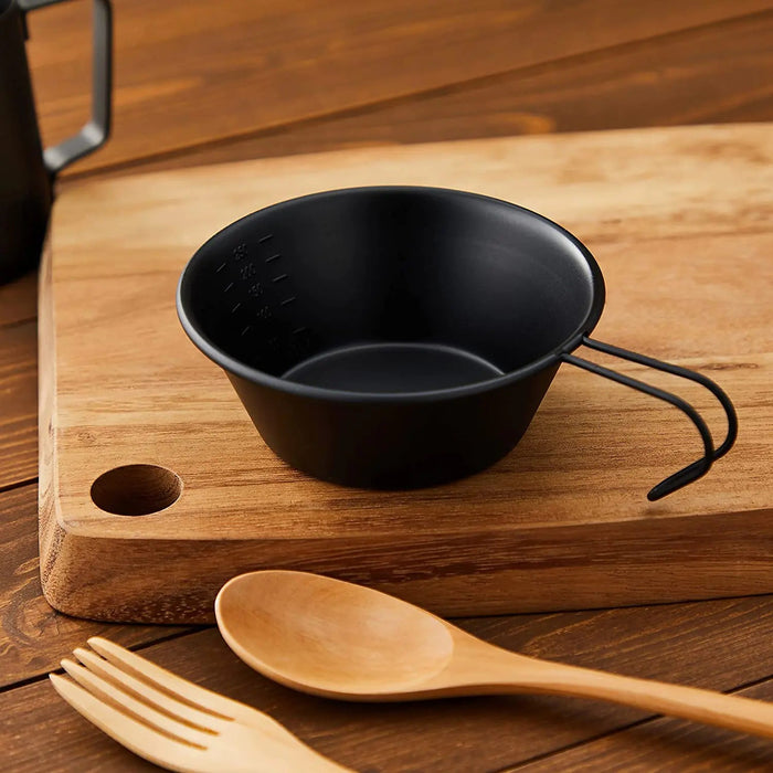 Katariki Japan Stainless Steel Silicone Baking Cup with Scale - Black-Kiichin - The #1 Place for Japanese Goods in Your Hand!