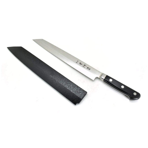 Sakai Takayuki Grand Chef Left-Handed Willow Fog 10.2 Black Saya-Kiichin - The #1 Place for Japanese Goods in Your Hand!
