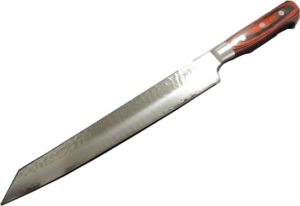 Sakai Takayuki Hammered Damascus 33 Layer Vg-10 270mm Kiritsuke Kengata Sashimi-Kiichin - The #1 Place for Japanese Goods in Your Hand!