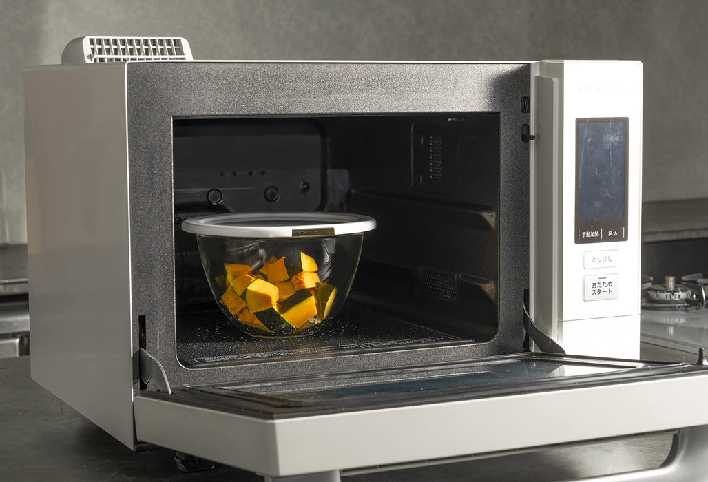 Set of 2 Hario Heat-Resistant Glass Bowls w/ Lid-Kiichin - The #1 Place for Japanese Goods in Your Hand!