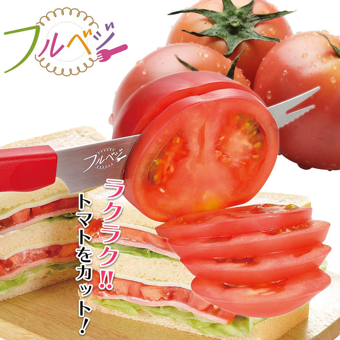 Shimomura Kogyo FV-102 Tomato Knife Japan Niigata Tsubame-Sanjo-Kiichin - The #1 Place for Japanese Goods in Your Hand!
