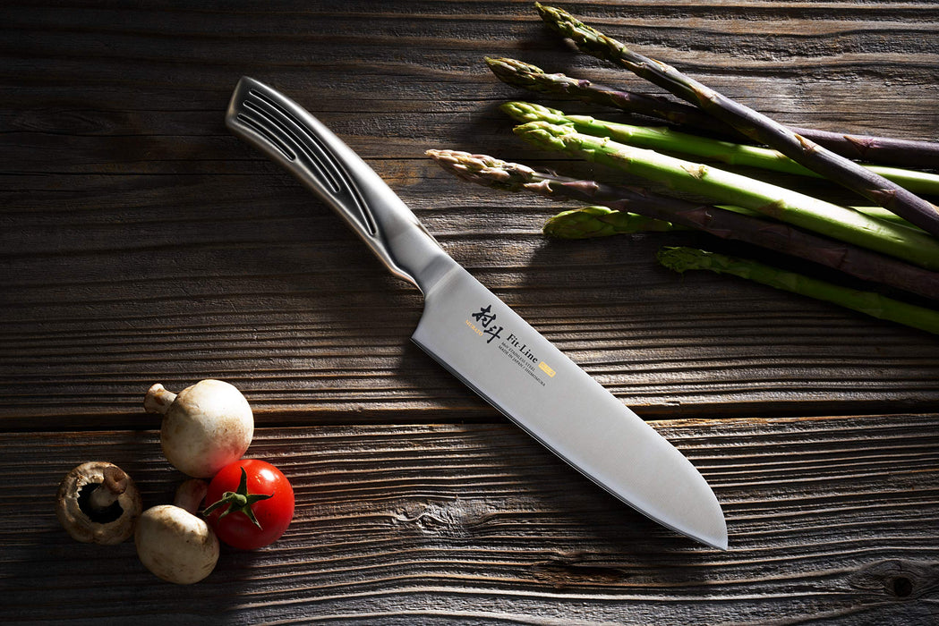 Shimomura Kogyo MFL-104 Santoku Knife 145mm Japan Molybdenum Vanadium Steel-Kiichin - The #1 Place for Japanese Goods in Your Hand!