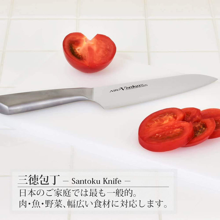Shimomura Kougyou NVD-50 Knife Set Japan Molybdenum Vanadium Steel Santoku 165mm/Petty 125mm-Kiichin - The #1 Place for Japanese Goods in Your Hand!