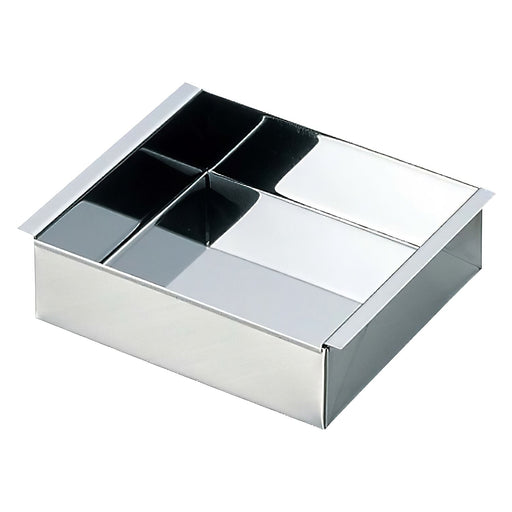 Premium 14cm Shimotori Stainless Steel Tamago-Dofu Mold-Kiichin - The #1 Place for Japanese Goods in Your Hand!