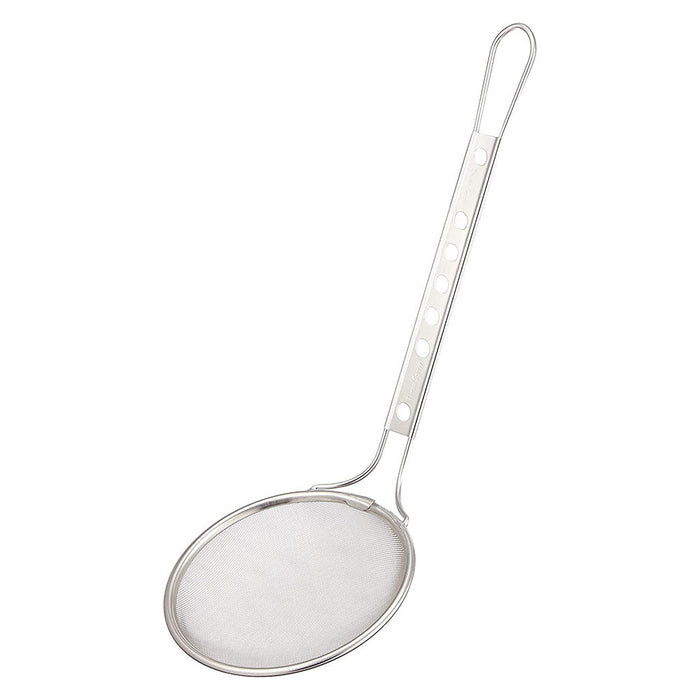 Shinetsu Works Japan Stainless Steel Mesh Oil Skimmer - 12Cm Fine-Kiichin - The #1 Place for Japanese Goods in Your Hand!