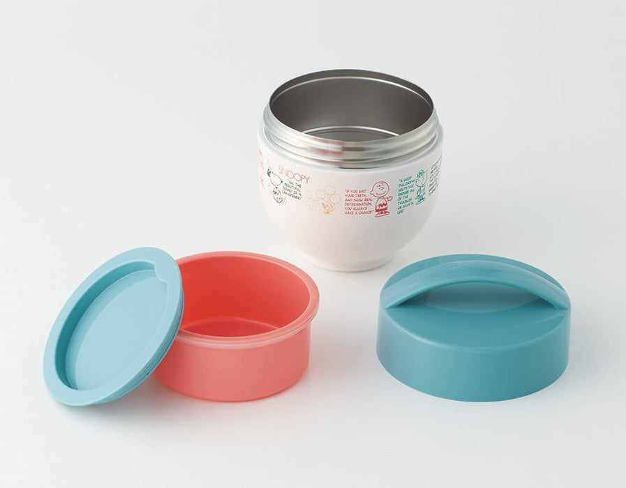 Skater Snoopy Insulated Bento Box Lunch Jar - 540ml, Japan, Anti-Bacterial-Kiichin - The #1 Place for Japanese Goods in Your Hand!