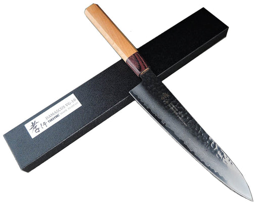 Takayuki Sakai 33 Layer Damascus VG10 Wagyu Sword 210mm 07475-Kiichin - The #1 Place for Japanese Goods in Your Hand!
