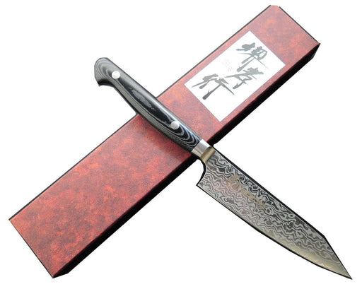 Takayuki Sakai Coreless Damascus Knife 120mm 14413-Kiichin - The #1 Place for Japanese Goods in Your Hand!