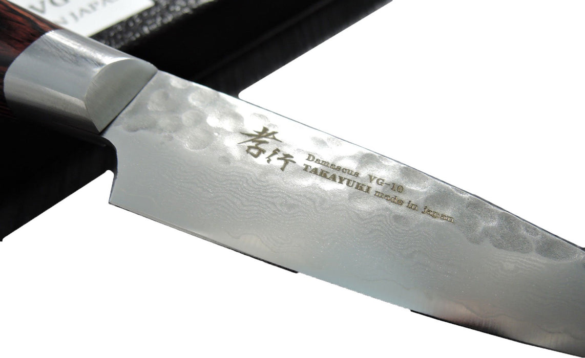 Takayuki Sakai Damascus Vg10 Interrupt 33 Petty 80mm 07390-Kiichin - The #1 Place for Japanese Goods in Your Hand!