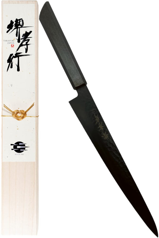 Takayuki Sakai Kitchenavi Rokoku Suikiki Knife 240Mm V Gold No.10 Vg10 Aoki Knife Seisakusho R24003-Kiichin - The #1 Place for Japanese Goods in Your Hand!