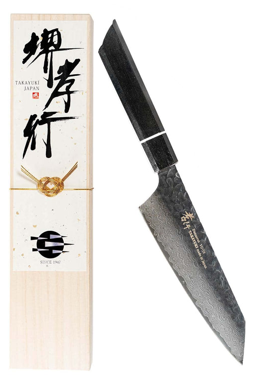 Takayuki Sakai Senkoku Damascus Santoku Knife 160mm V-Gold No.10 VG10 S16003-Kiichin - The #1 Place for Japanese Goods in Your Hand!