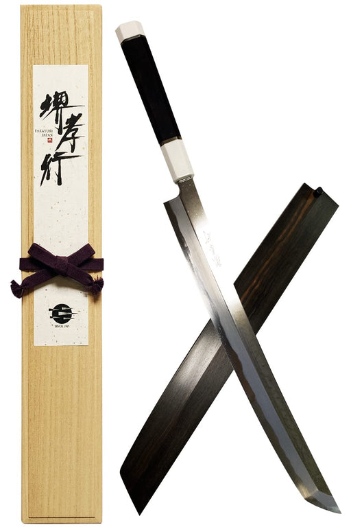Takayuki Sakai Kitchenavi Zangetsu Yanagiba Knife 330mm Aoki Hamono Seisakusho-Kiichin - The #1 Place for Japanese Goods in Your Hand!