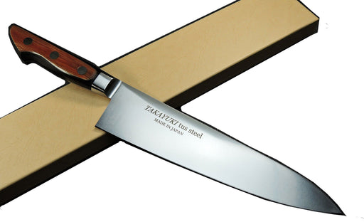 Takayuki Sakai Gyuto Knife 210mm Wood Grain Handle 16612-Kiichin - The #1 Place for Japanese Goods in Your Hand!
