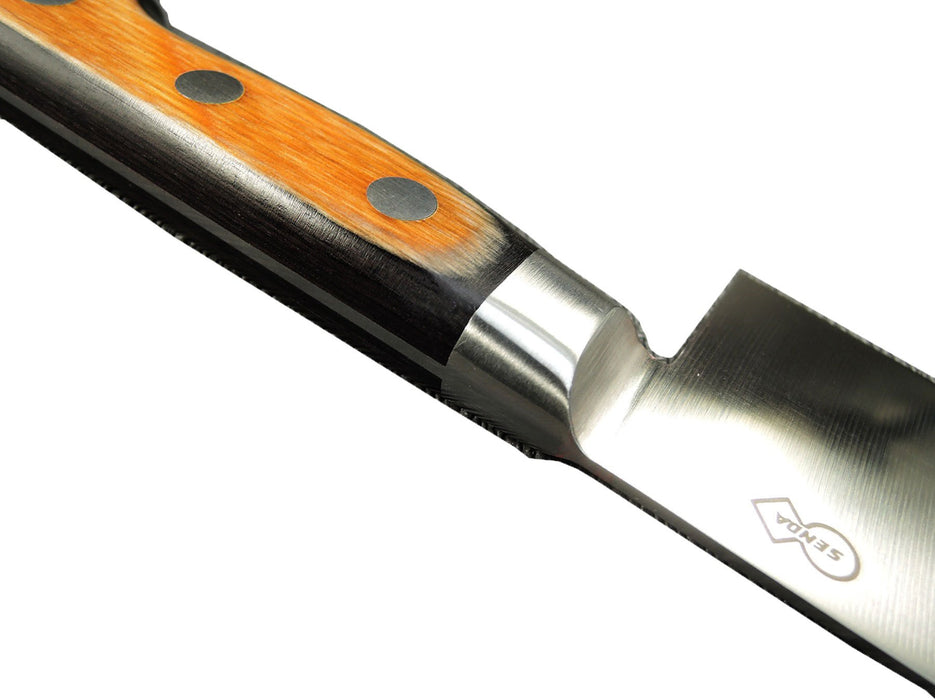 Takayuki Sakai Santoku Knife 180mm 16661 (Wood Grain Handle)-Kiichin - The #1 Place for Japanese Goods in Your Hand!