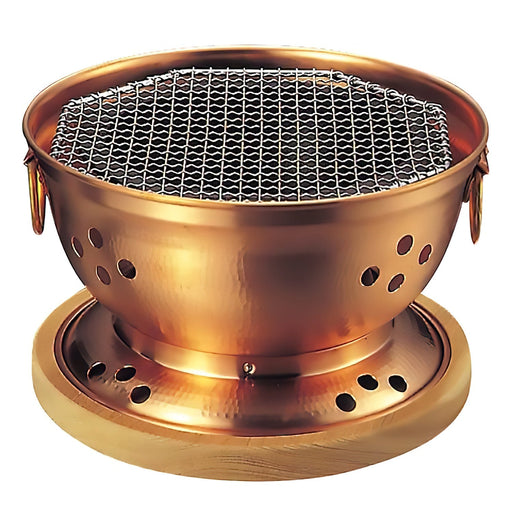 Teruhime Copper Charcoal Konro Grill - The Ultimate Outdoor Cooking Experience-Kiichin - The #1 Place for Japanese Goods in Your Hand!