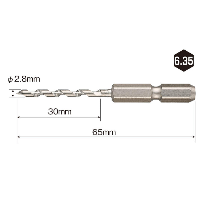 Vessel AHd-3 Pilot Hole Drill Bit 3mm Woodworking-Kiichin - The #1 Place for Japanese Goods in Your Hand!