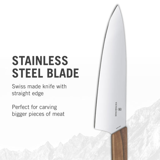 Victorinox Chef Knife 20cm Wood Swiss Modern Gyuto 6.9010.20G-Kiichin - The #1 Place for Japanese Goods in Your Hand!
